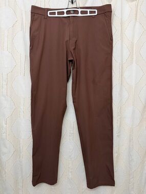 lululemon athletica Men's Brown Chino-style Stretch Pants